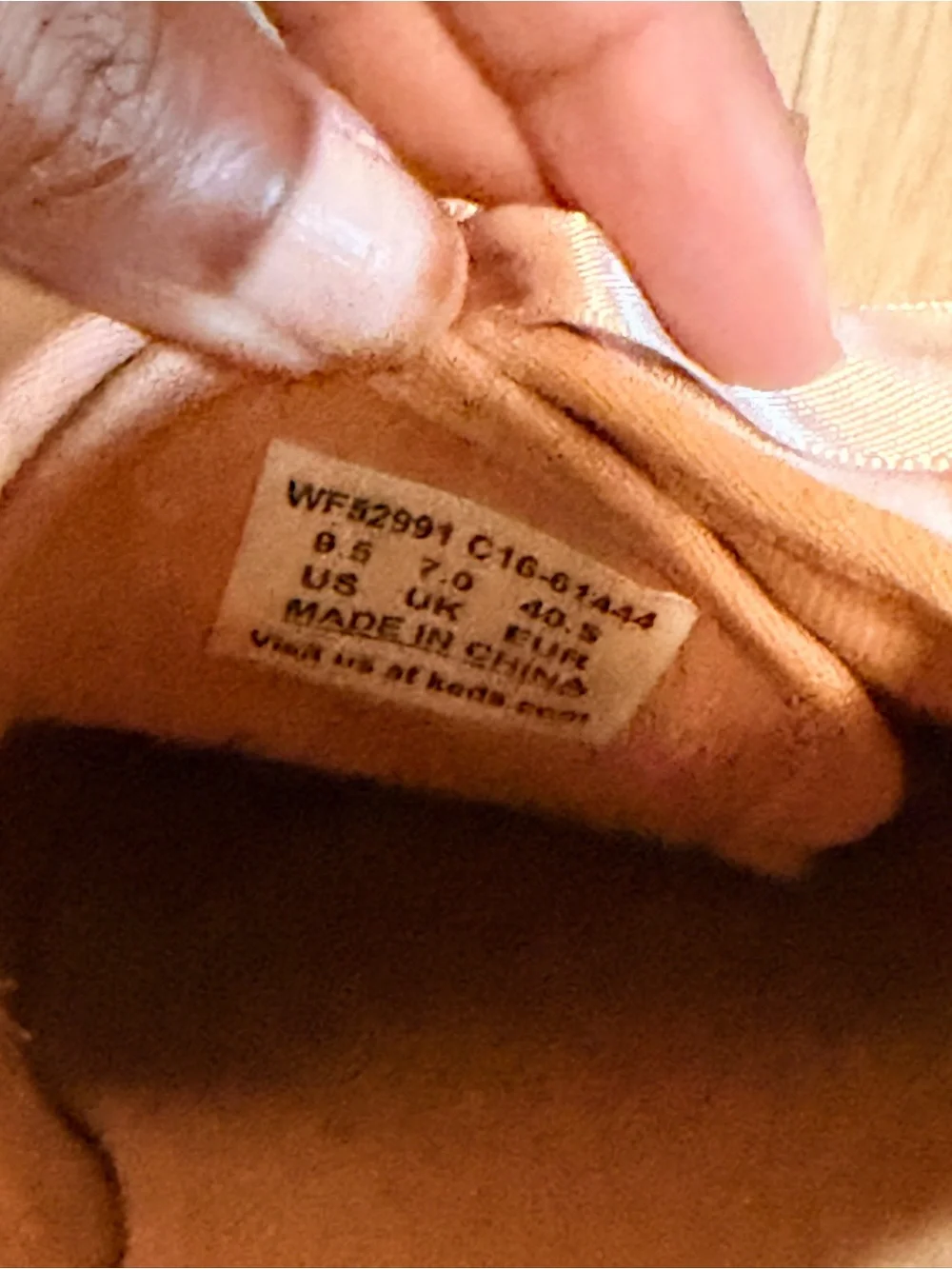 Kate Spade Glitter Ribbon Lace-Up Sneakers in Rose Gold